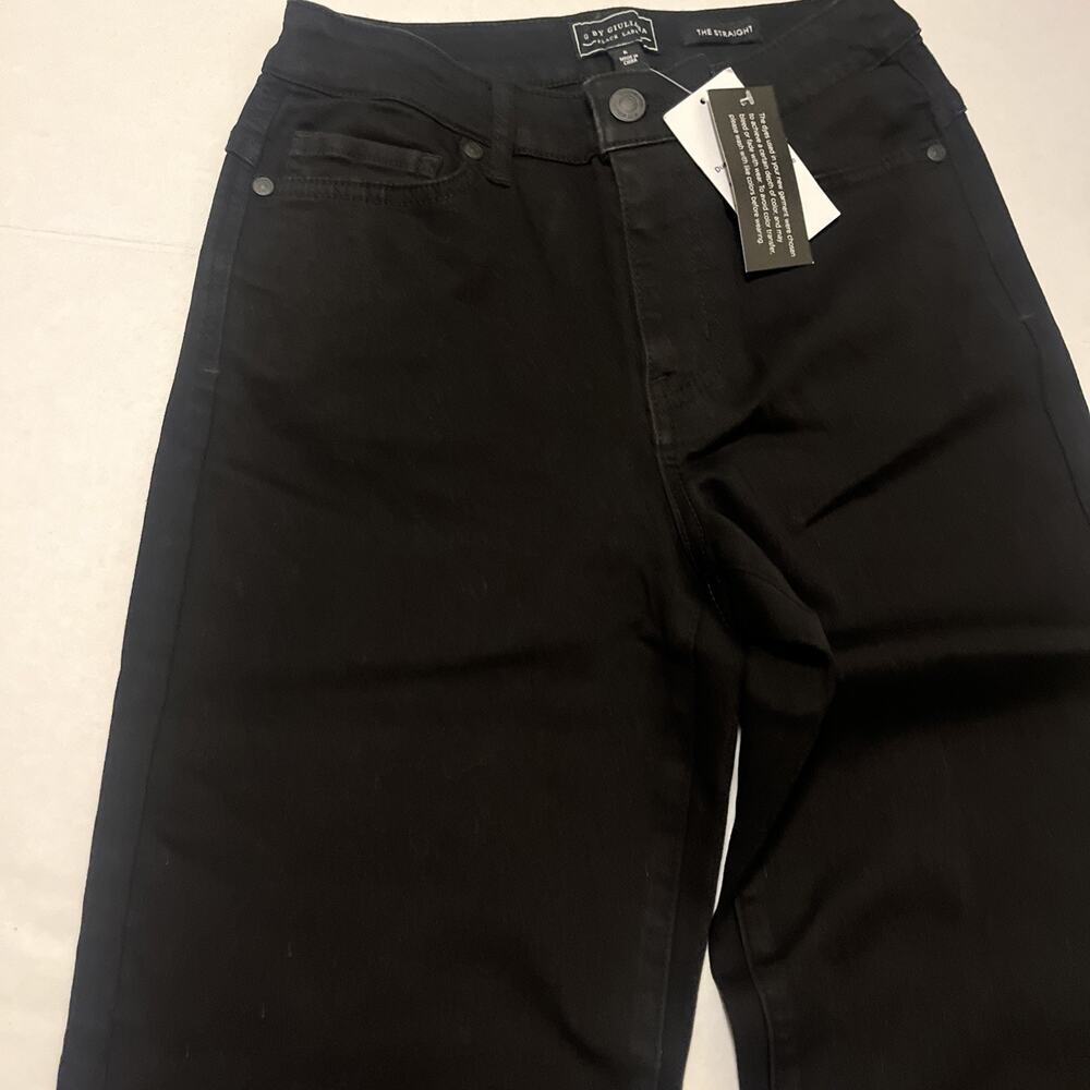NWT G By GIUILIANI PANTS SIZE 6 WOMENTS BLACK LABEL WITH DETAILED HEM ON PANTS